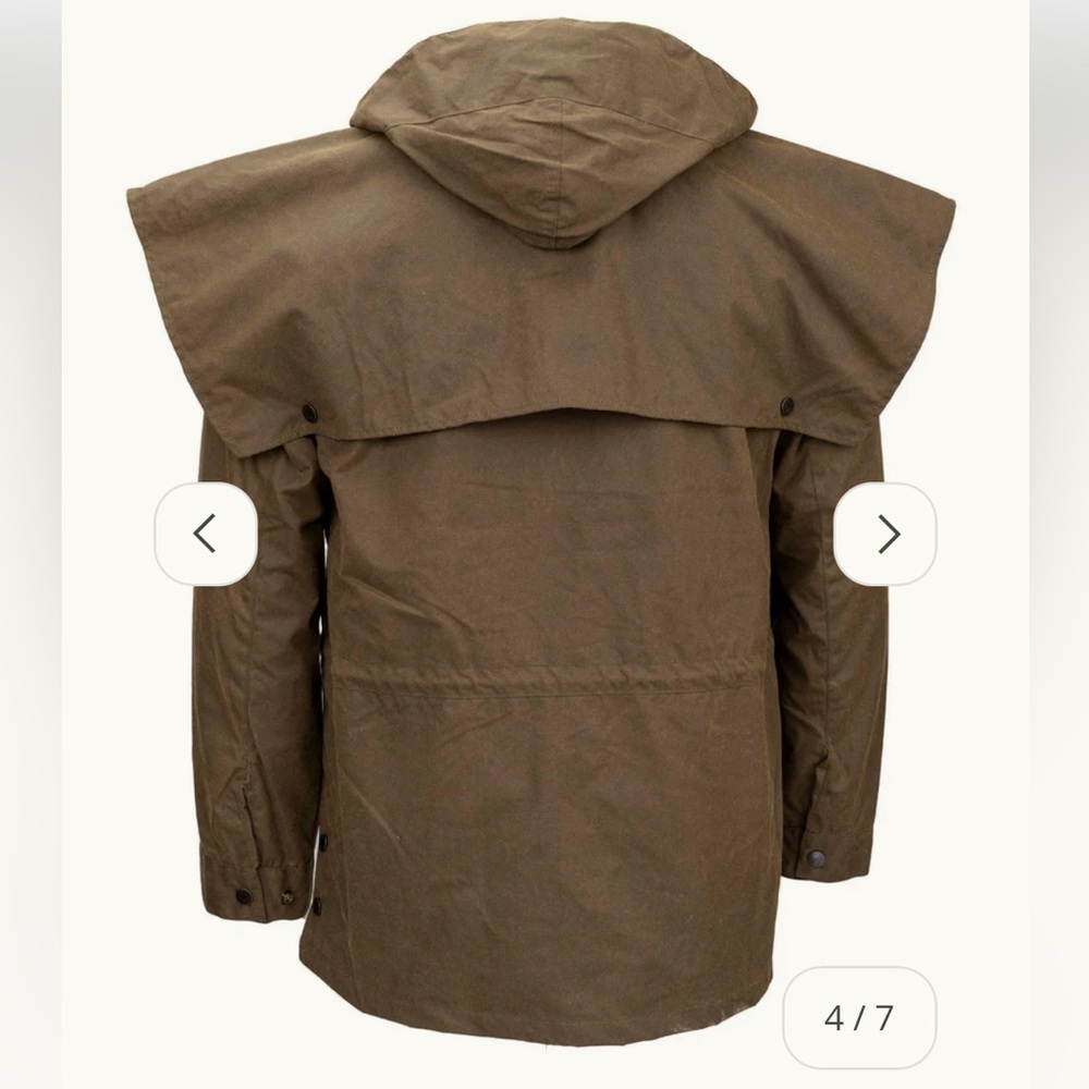 Outback Trading Company Swagman Oilcloth coat jacket - Picture 2 of 14